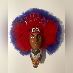 Handmade Afrocentric 3D Wreath/Wall Decor “Haitian Proud”
